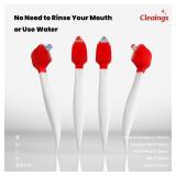 cleaings  Mini Brushes-Disposable Toothbrushes with Toothpaste and Toothpick, Pick for Work or Travel, 24 Count-Strawberry Flavor Pack of 1