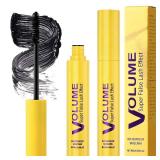 2pcs Bubble Mascara,Volume and Length,Washable Mascara Waterproof,Smudge-Proof & Clump-Proof Formula for Volumizing and Lengthening Natural Lashes, All-Day Wear,Gifts Suitable for Girls