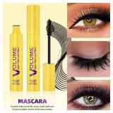 2pcs Bubble Mascara,Volume and Length,Washable Mascara Waterproof,Smudge-Proof & Clump-Proof Formula for Volumizing and Lengthening Natural Lashes, All-Day Wear,Gifts Suitable for Girls
