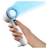 Handheld Cooling Fan, 5 Speeds Portable Air Conditioner Fans, Rechargeable Mini Fan with USB for Women Men Travel/Camping/Outdoor for Travel Outdoor/Disney/Concerts/Gifts for Women & Men (WHITE)