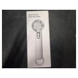 Handheld Cooling Fan, 5 Speeds Portable Air Conditioner Fans, Rechargeable Mini Fan with USB for Women Men Travel/Camping/Outdoor for Travel Outdoor/Disney/Concerts/Gifts for Women & Men (WHITE)