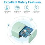 45W USB C Super Fast Charger, Type C Charger Fast Charging Block, Android Phone Charger with 6Ft Type C to C Cable for Galaxy S25 Ultra/S25/S24/S23/S22/S21/S20/Note 20/Note 10 Green