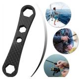 Carbon Fibers Fishing Reel Wrenches Portables Reel Handle Remove Tool for Outdoor Activity
