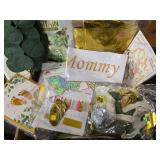 223Pcs Sage Green Baby Shower Decorations,"OH BABY" Banner, Balloon, Sash, Cake Topper for 25 Guests,Neutral Baby Shower Decor Supplies- Disposable Dinnerware Set With Eucalyptus Leaf