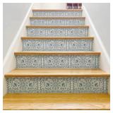 Talavera Stencils for Painting on Walls Wood, 12 Inch Mexican Stencil for Tile Floor Crafts Reusable Burning Drawing Art Paint for Furniture Canvas Wallpaper (Mexican9)