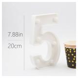 H: 7.88 Inches Light Up Numbers 16 Sign for Party Decor, Happy 16th Birthday Decorations for Boys, Sweet 16 Party Centerpieces Table Decorations for Girls