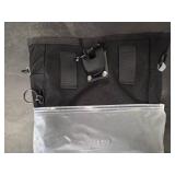 Dog Treat Pouch with Magnetic Closure 4-Cup Silicone Bag Fanny Pack Holder with Clicker 4 Ways to Wear Front Pocket Fits All Phones Ideal for Leash, Pet Walking and Training Black