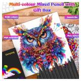 Valentines Day Gifts for Kids, Art Supplies,12 Colors Rainbow Colored Pencils Easter Basket Essentials, Birthday Party Favors for Kids 9-12, Arts Crafts for Teen Girl Boy Stuff Fun Coloring Drawing