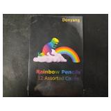 Valentines Day Gifts for Kids, Art Supplies,12 Colors Rainbow Colored Pencils Easter Basket Essentials, Birthday Party Favors for Kids 9-12, Arts Crafts for Teen Girl Boy Stuff Fun Coloring Drawing