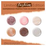 modelones Glitter Nail Polish Set 6 Colors Gold Brown Silver Pink Nude Fall Winter Shimmer Pearl Quick Dry Kit Manicure DIY Nails Art Salon Home Gifts For Women Girls (3pack)