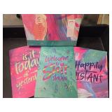 A5 Size, 144 Ruled Pages Each, 1 dot grid notebook. 1 linex notebook , 1 blank notebook,. Pack of 3