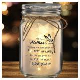 Mother in Law Birthday Gifts from Daughter-in-Law, Son   Mothers Day Gifts for Mother in Law-Christmas, Wedding Gift   Mason Jar Night Light Home D cor Lamp