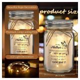 Mother in Law Birthday Gifts from Daughter-in-Law, Son   Mothers Day Gifts for Mother in Law-Christmas, Wedding Gift   Mason Jar Night Light Home D cor Lamp