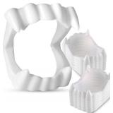 Vampire Teeth Kid Size, White Fake Vampire Teeth for Kids, Vampire Fangs for Kids Costume, Dress-Up, Pretend Play, 12 Pack Halloween Teeth for Halloween Party Favors
