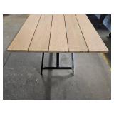 Royal Garden Linden Hills Outdoor Dining Table LINRTT107 - 70.9 in L x 31.9 in W x 29.3 in H. NEW IN BOX (Assembled Unit Shown) - Retail: $299