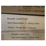 Royal Garden Linden Hills Outdoor Dining Table LINRTT107 - 70.9 in L x 31.9 in W x 29.3 in H. NEW IN BOX (Assembled Unit Shown) - Retail: $299
