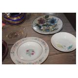 Vtg. Tea Pot, Plates & More