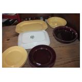 Vtg. J&G Meakin Ironstone Platter & More