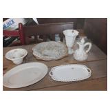 Vintage Milk Glass Pieces & More