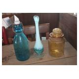 Vintage Blue Glass Vase and More