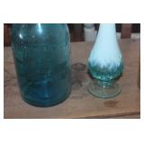 Vintage Blue Glass Vase and More