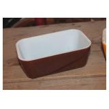 2 Vintage Pyrex Refrigerator Dishes