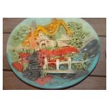 2 Vintage Chalkware Pictures