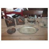 Vintage Metal Duck Bookends & More