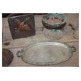 Vintage Metal Duck Bookends & More