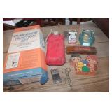 Vtg. Radio untested, Canteen and More