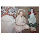 Antique Porcelain Dolls and More