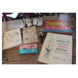 Vintage Baby Lot, Shoes, Rattle & More