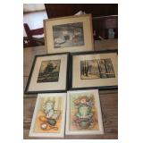 Antique Pictures Various Sizes