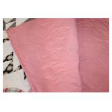 Antique Handstitched Basket Quilt 64"x96"