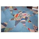 Antique Handstitched Quilt 70" x 80"