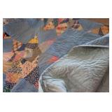 Antique Handstitched Quilt 70" x 80"