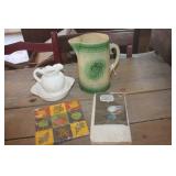 Vintage Crock Pitcher and More