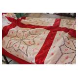 Vintage Tied Quilt 60" x 70"