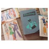 Vtg. Patterns, Sewing Book & More