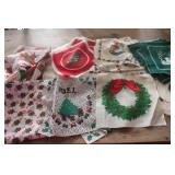 Christmas Material & Quilt Squares