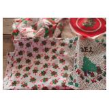 Christmas Material & Quilt Squares