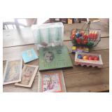 Vtg. Christmas Bulbs, Cards & More