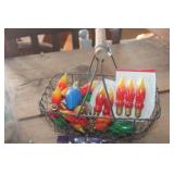 Vtg. Christmas Bulbs, Cards & More