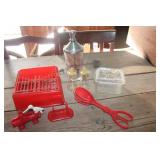 Vtg. Toothpick Dispenser, Refrigerator Dish and More