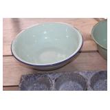 Vtg. Enamalware Bowls and More