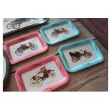 Vtg. Metal Trays