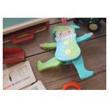 Vtg. Fisher Price School Desk, Tractors & More