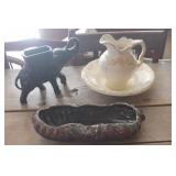 Haeger Planter, Wash Basin & More