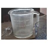 Vtg. Glass Juicer, Measuring Cup & More