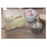 Vtg. Planter, Vase and More